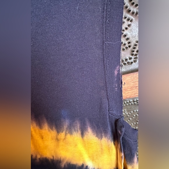 EUC Women’s Free People Dress Color Black/blue/yellow Size M. - Picture 5 of 5